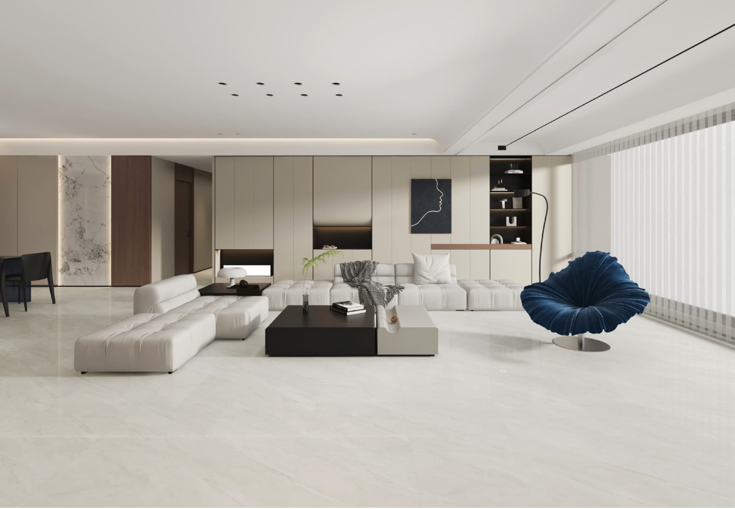 بورسلان الجمال 60×120 — RS-612804WP