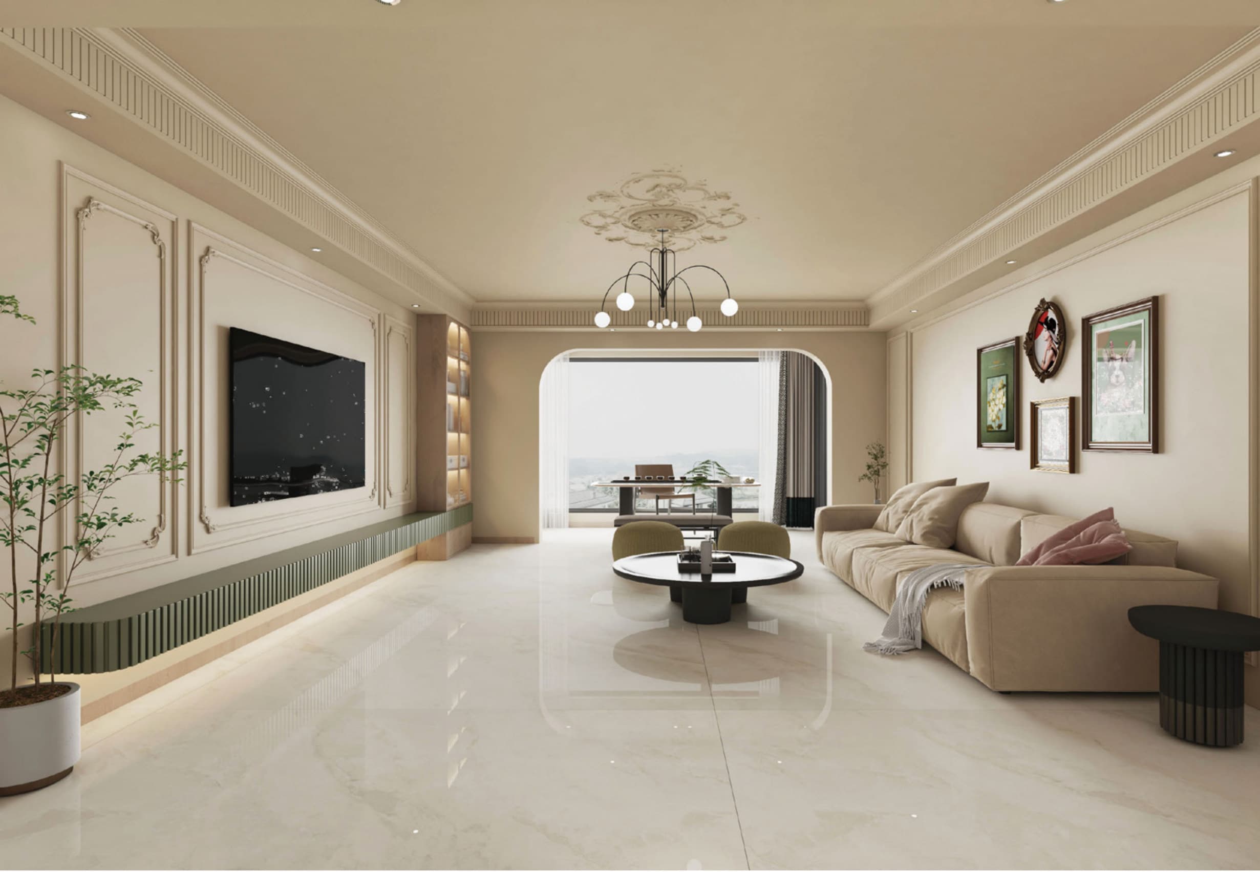 بورسلان الجمال 60×120 — RS-612848WP